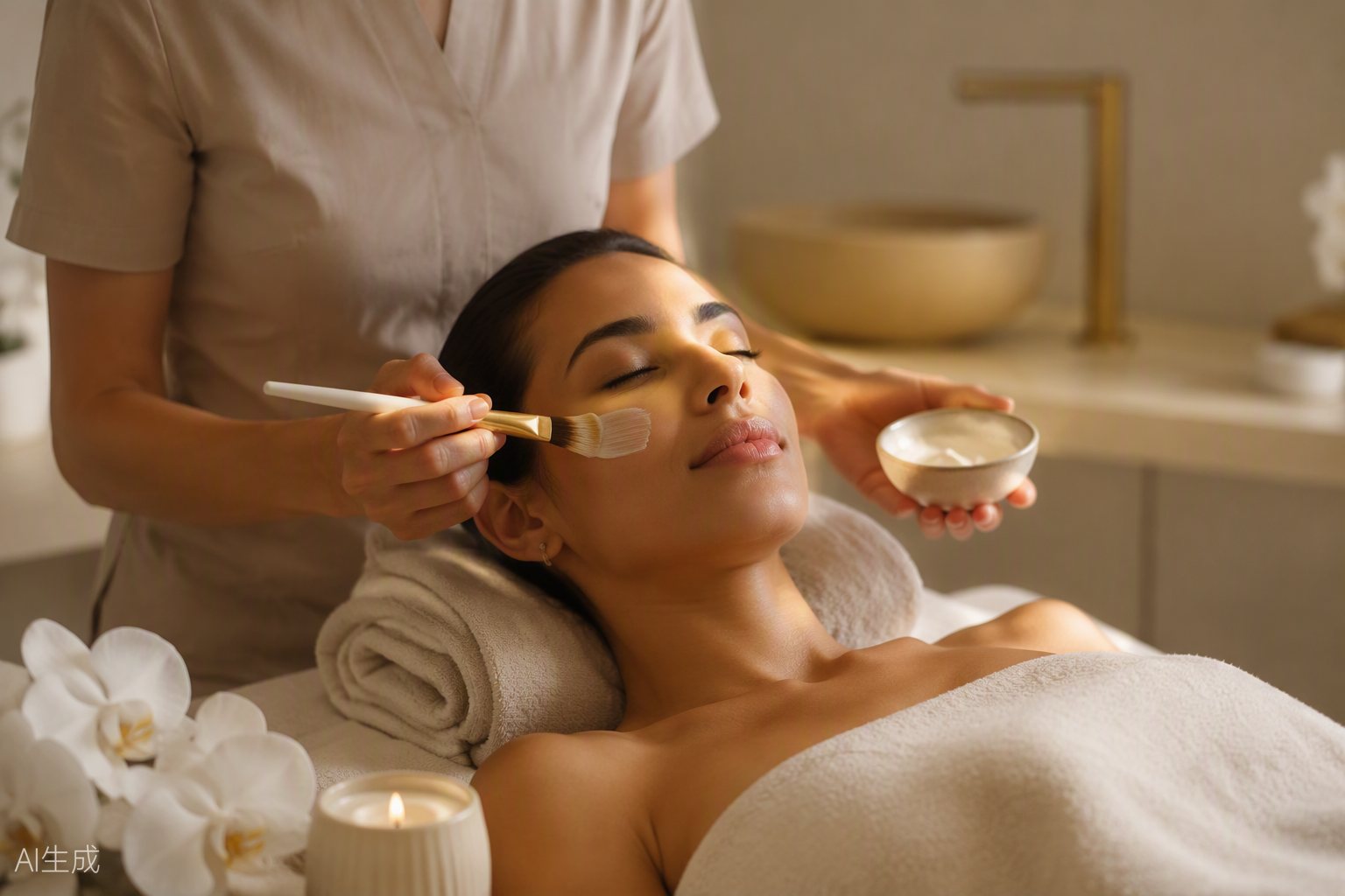 Tratamento facial na Maison Luh